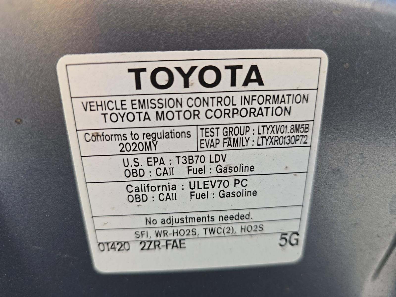 2020 Toyota Corolla LE FWD