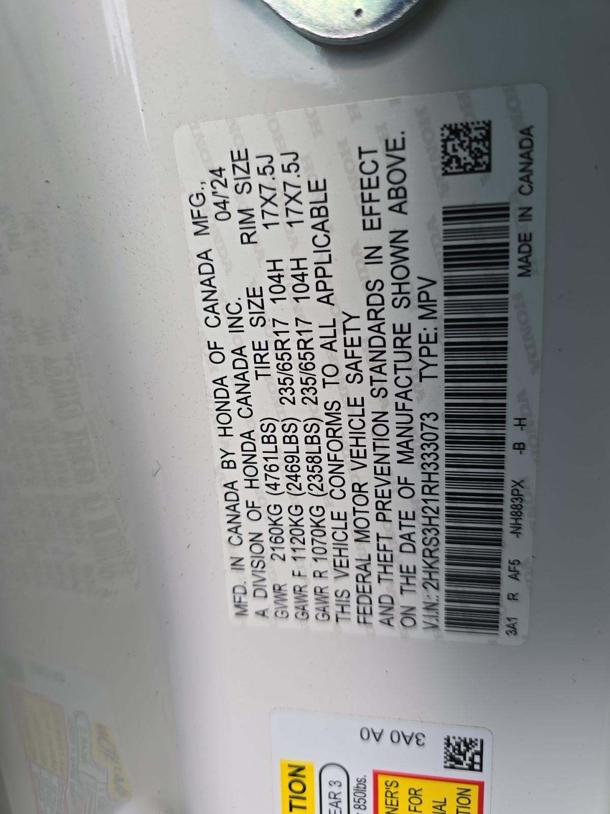 2024 Honda CR-V LX FWD