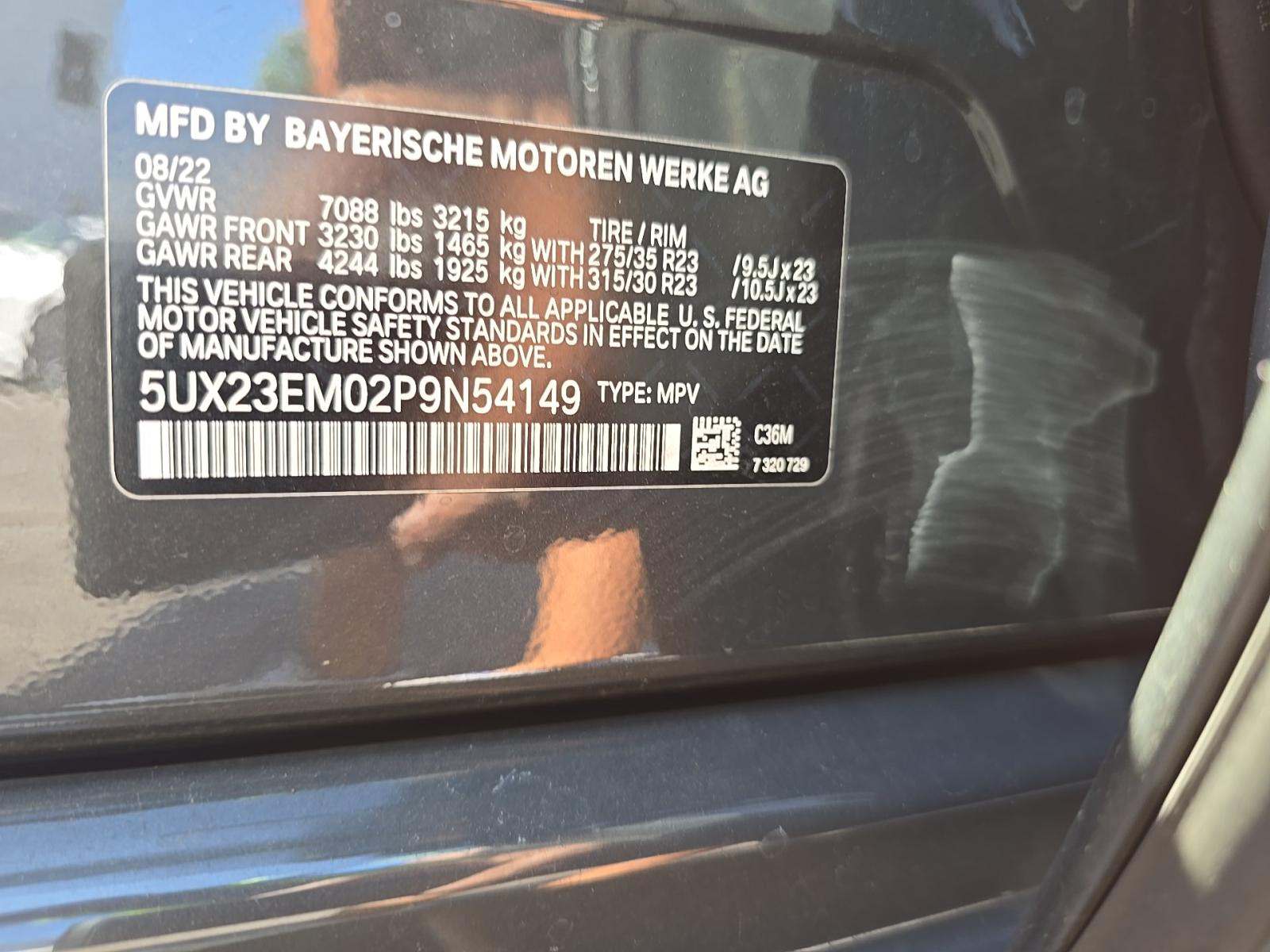 2023 BMW X7 xDrive40i AWD