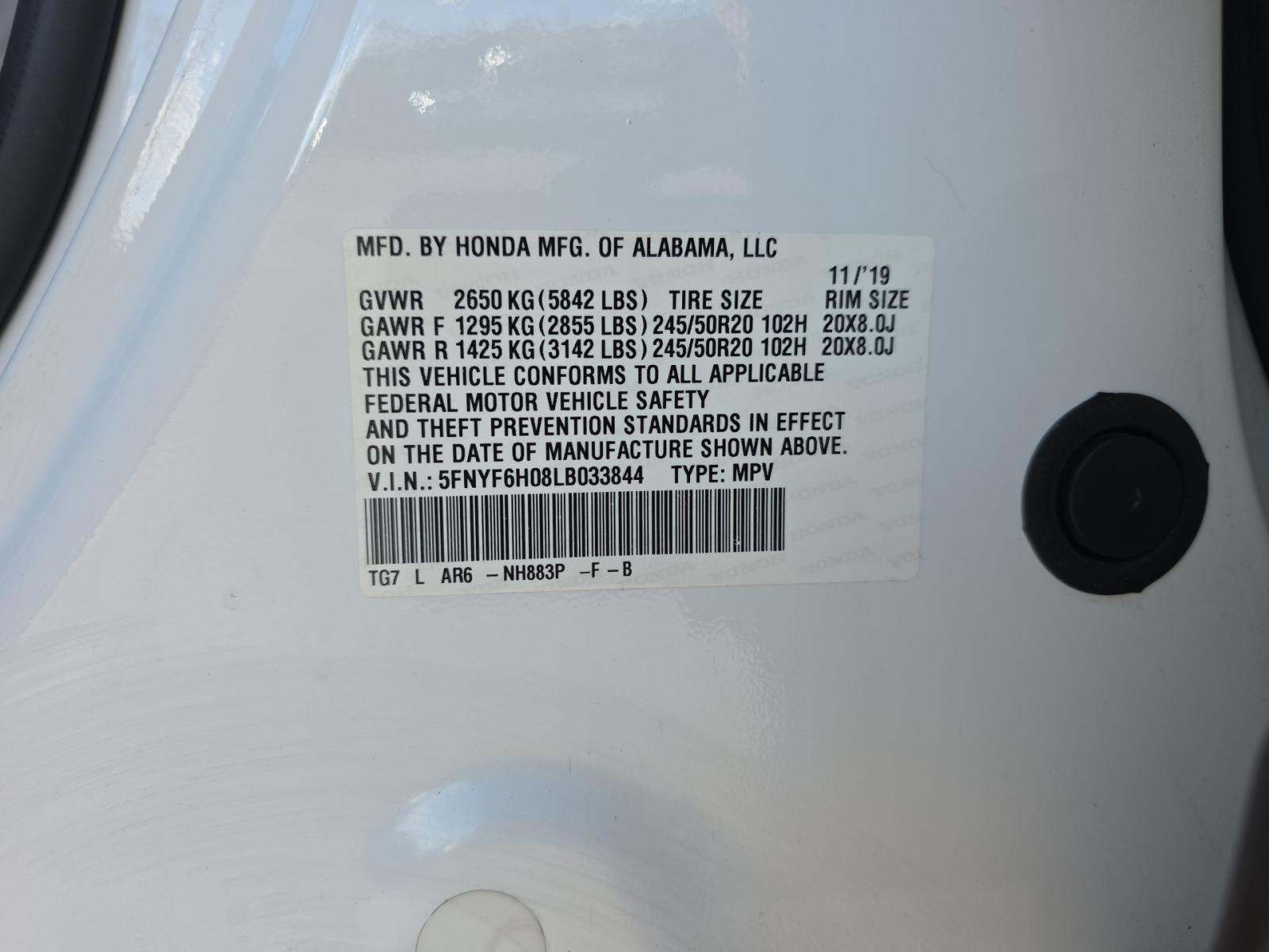 2020 Honda Pilot Elite AWD