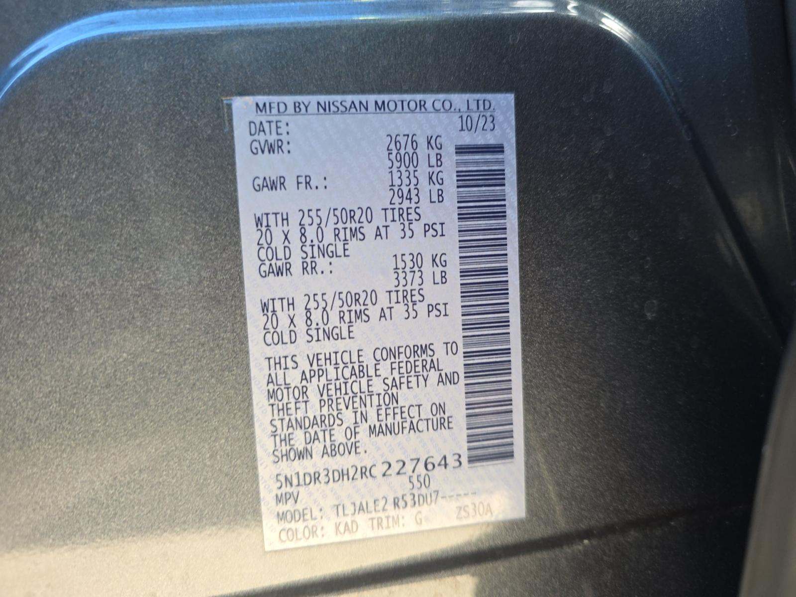 2024 Nissan Pathfinder Platinum FWD