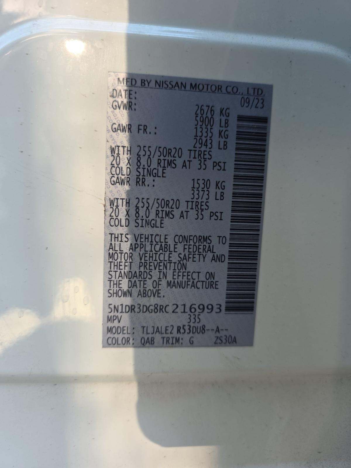 2024 Nissan Pathfinder Platinum FWD