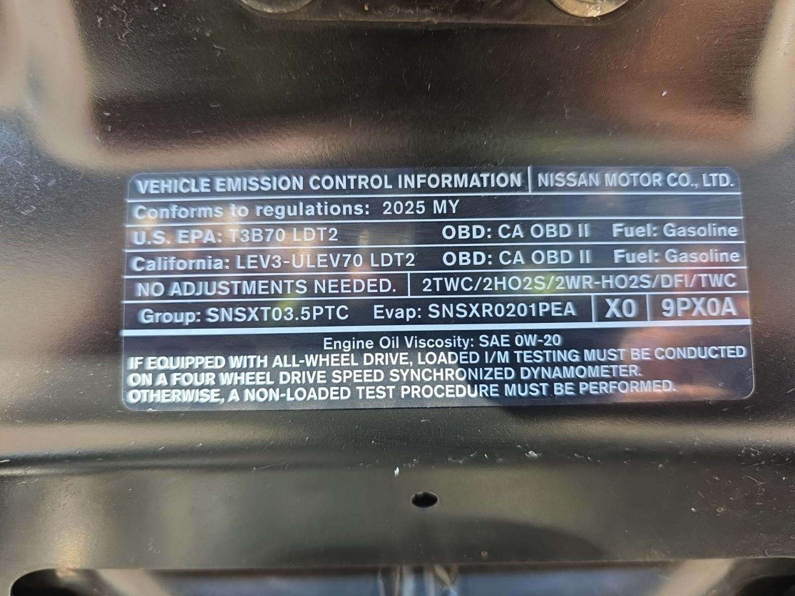 2025 Nissan Pathfinder SV AWD