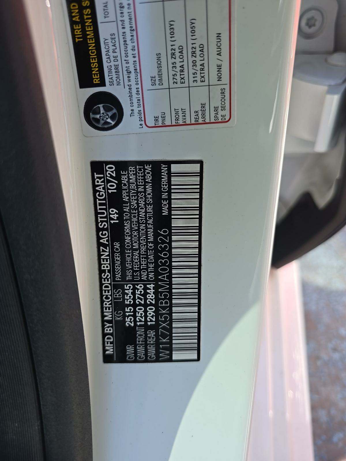 2021 Mercedes-Benz Mercedes-AMG GT AMG GT 43 AWD