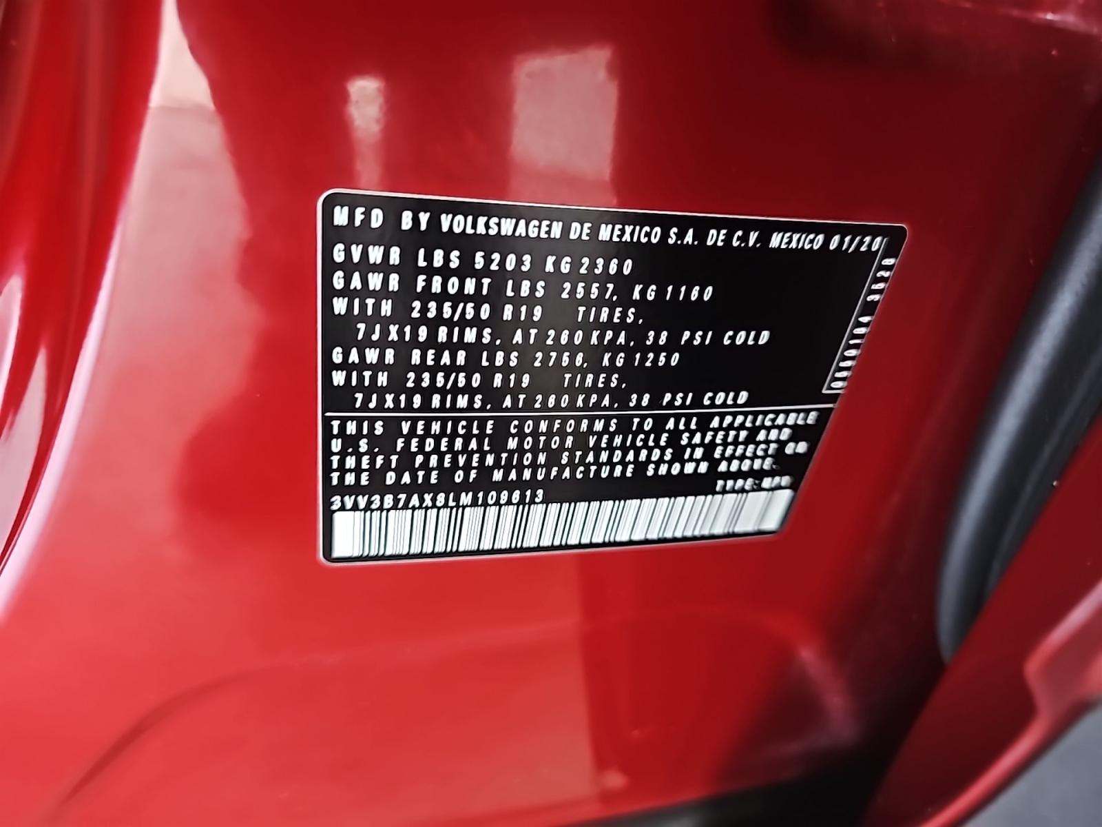 2020 Volkswagen Tiguan 2.0T SEL FWD