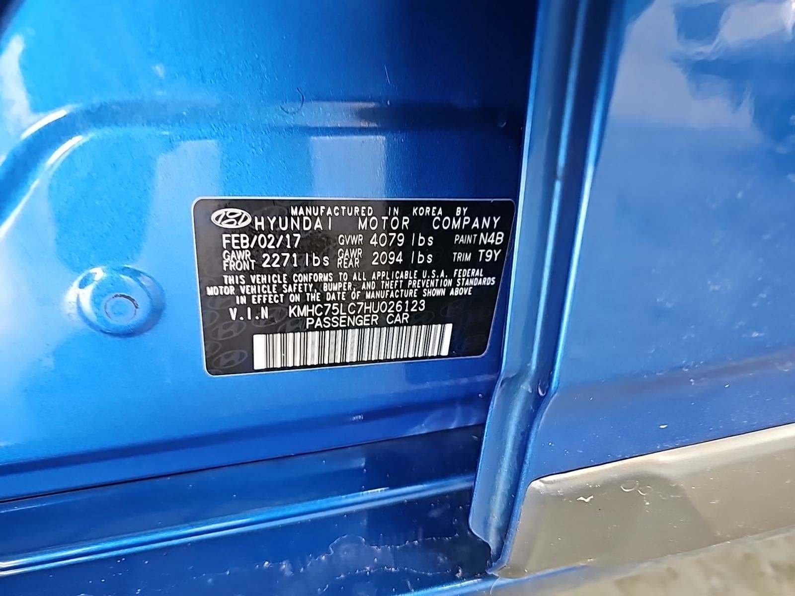 2017 Hyundai Ioniq Hybrid SEL FWD