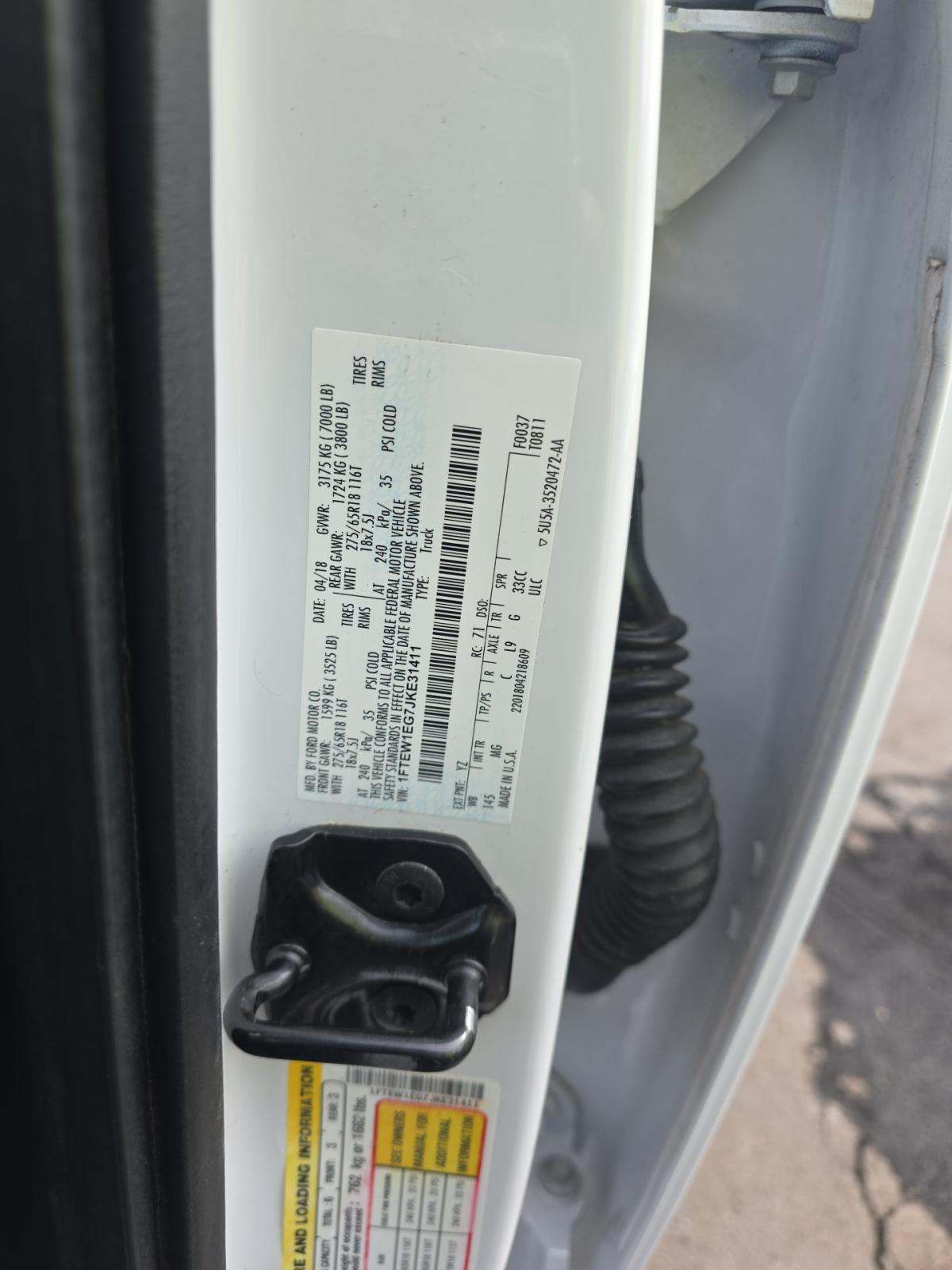 2018 Ford F-150 XLT AWD