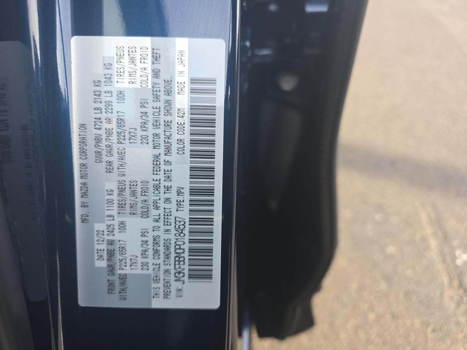 2023 MAZDA CX-5 2.5 S Select Package AWD