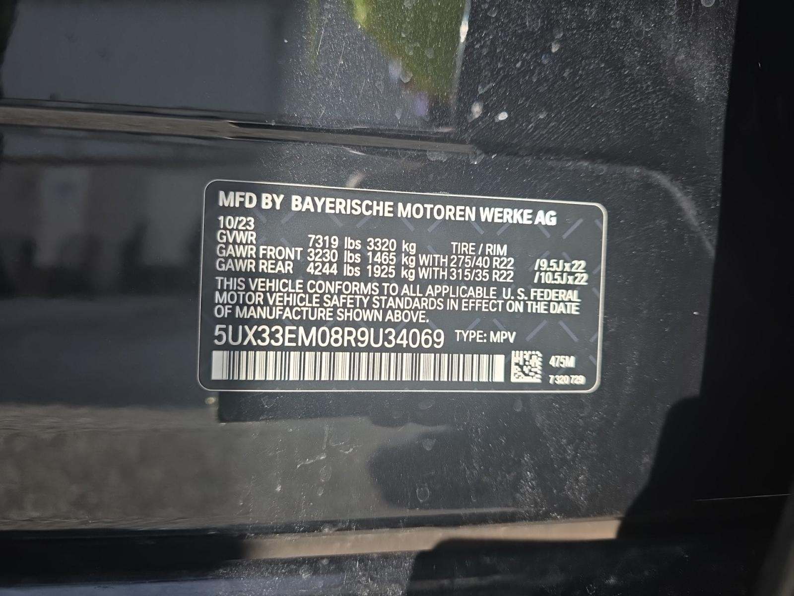 2024 BMW X7 M60i AWD