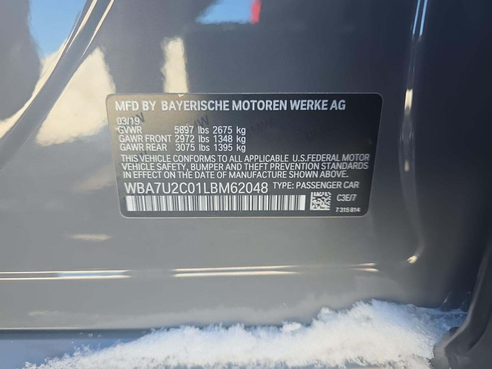 2020 BMW 7 Series 750i xDrive AWD