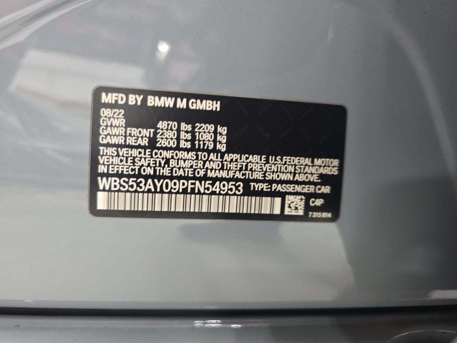 2023 BMW M3 Base RWD