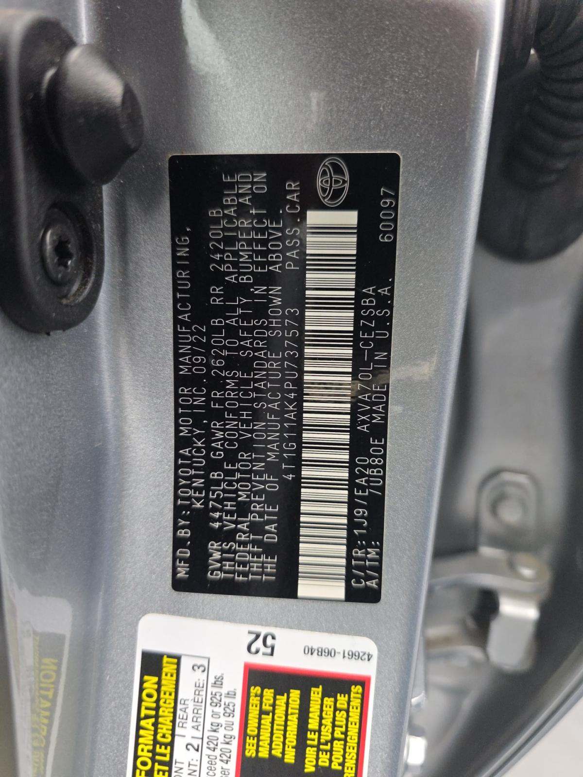 2023 Toyota Camry SE FWD