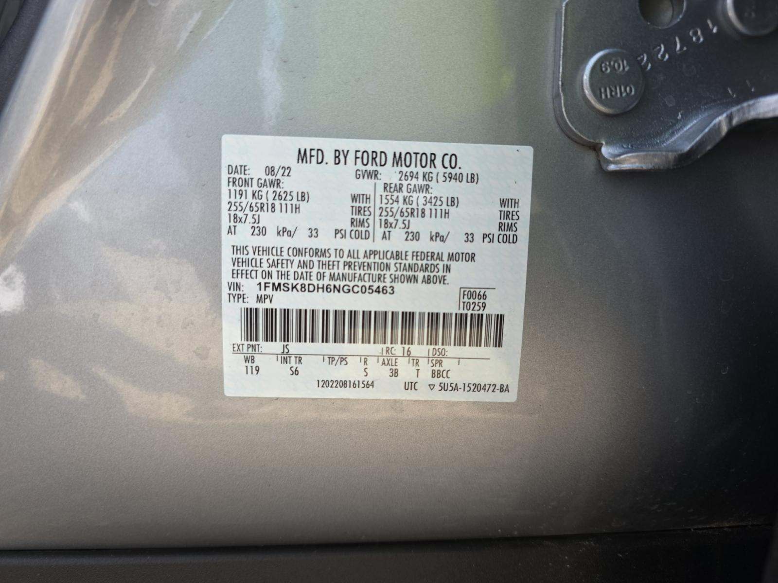 2022 Ford Explorer XLT AWD