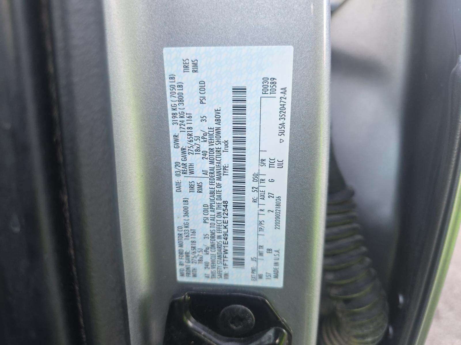 2020 Ford F-150 Lariat AWD