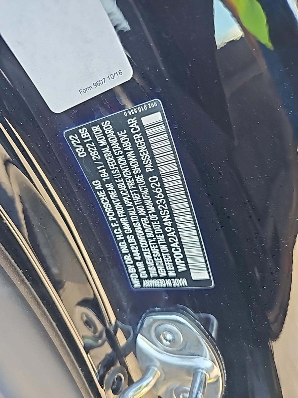 2022 Porsche 911 Carrera RWD