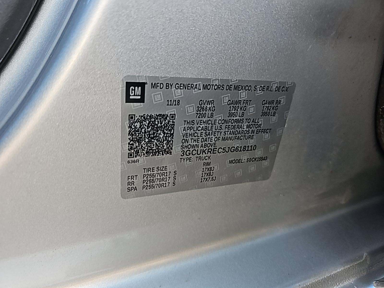 2018 Chevrolet Silverado 1500 LT AWD