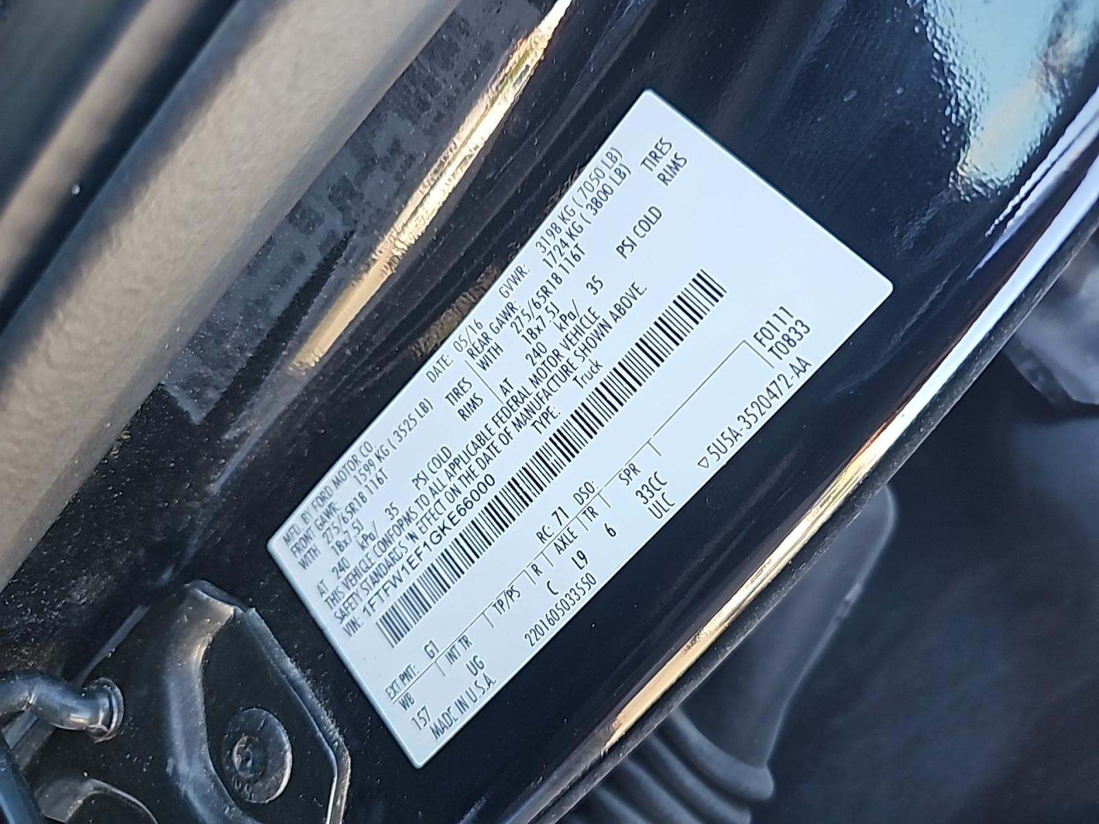 2016 Ford F-150 XLT AWD