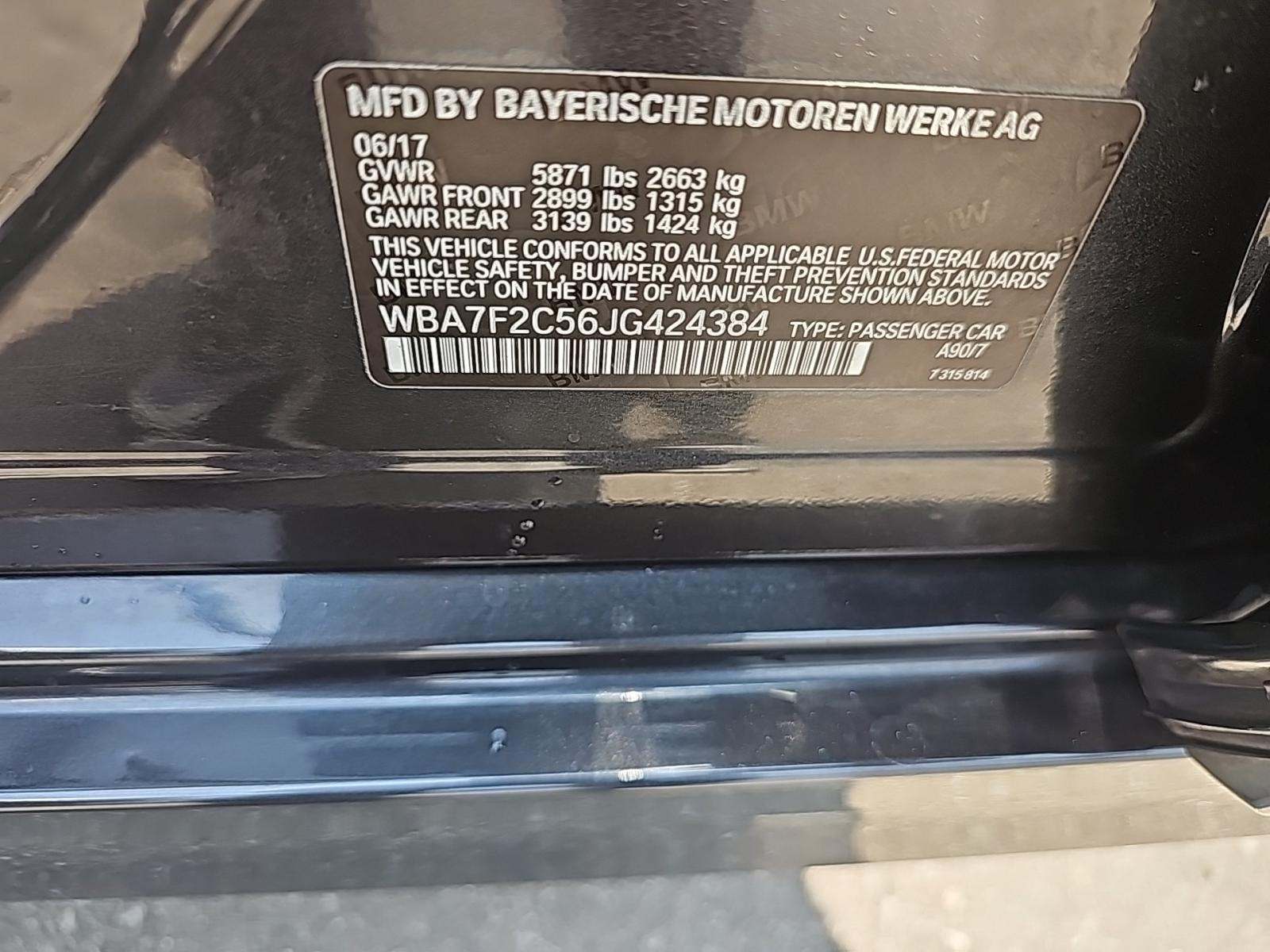 2018 BMW 7 Series 750i xDrive AWD