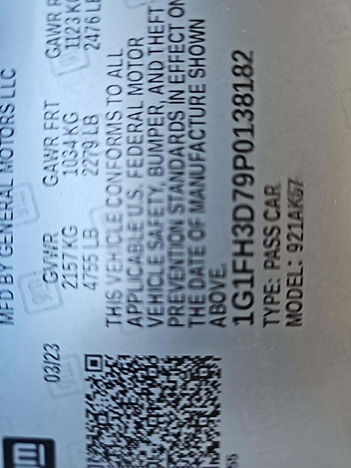 2023 Chevrolet Camaro 2SS RWD