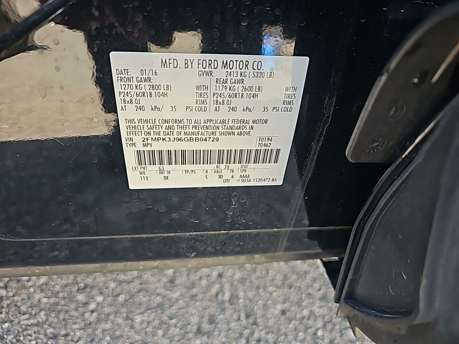 2016 Ford Edge SEL FWD