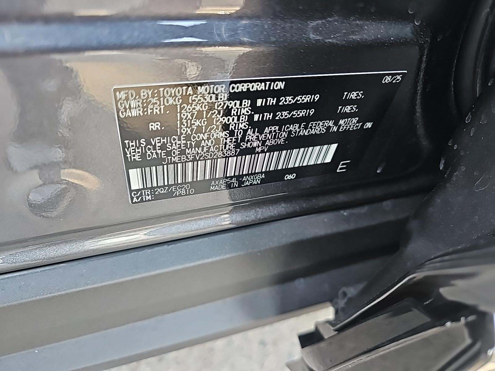 2025 Toyota RAV4 Plug-In Hybrid XSE AWD