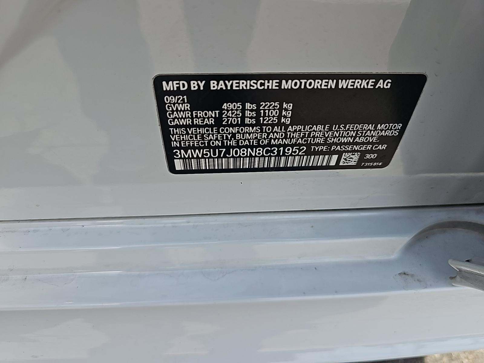 2022 BMW 3 Series M340i RWD