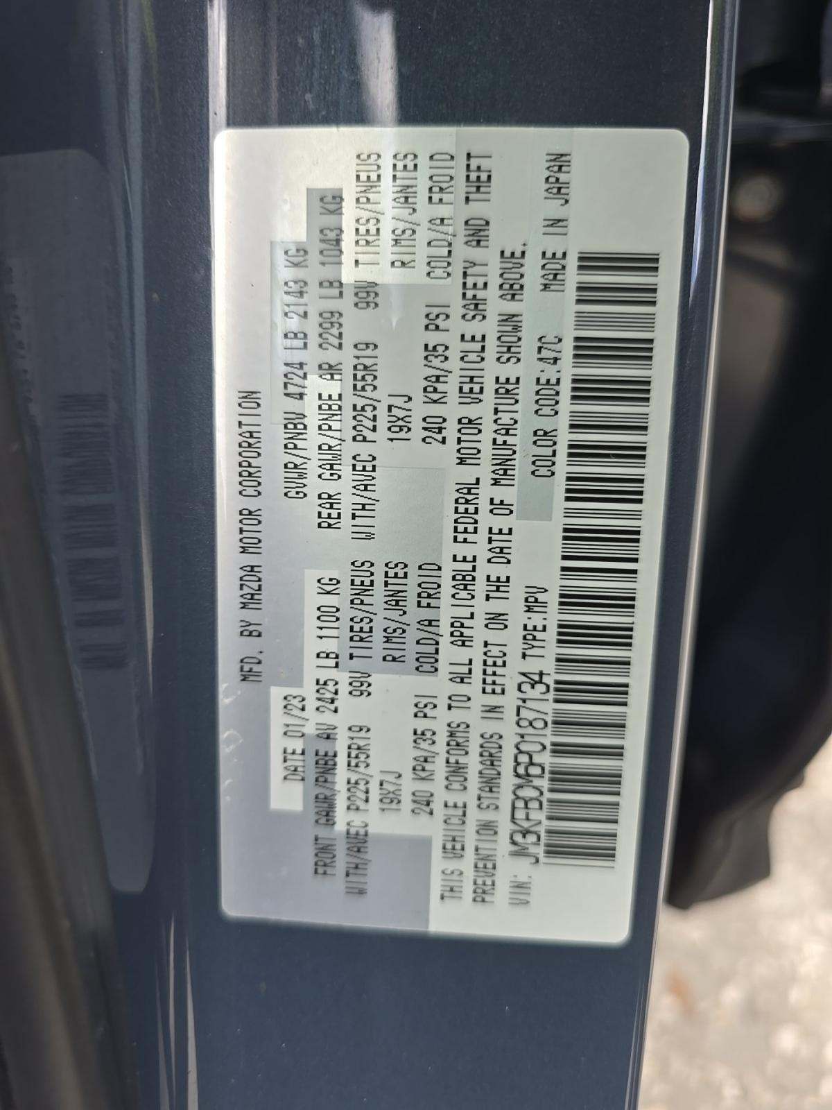 2023 MAZDA CX-5 2.5 S Carbon Edition AWD