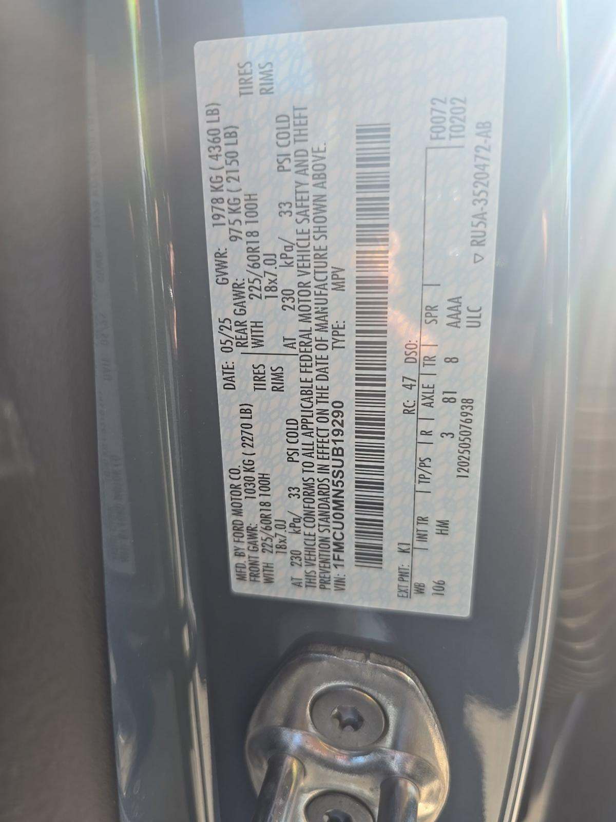 2025 Ford Escape ST-Line FWD