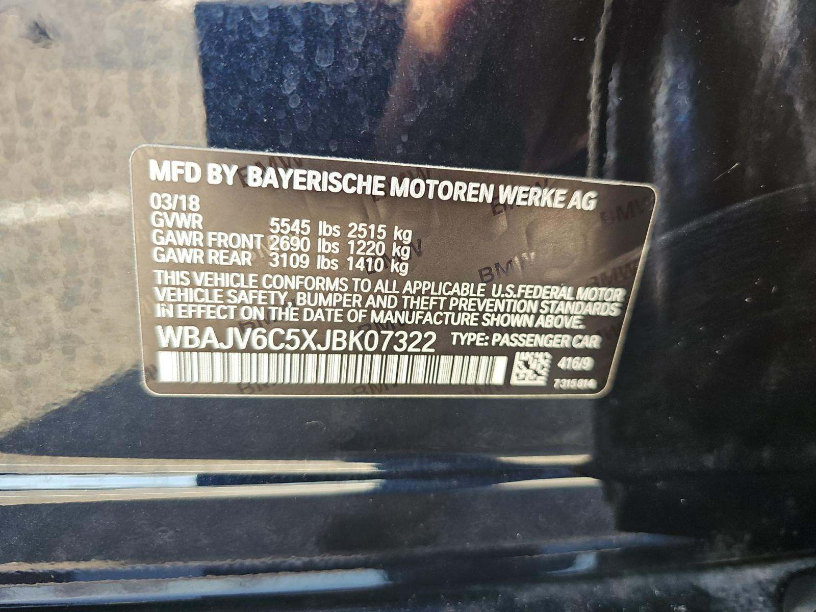 2018 BMW 6 Series 640i xDrive AWD