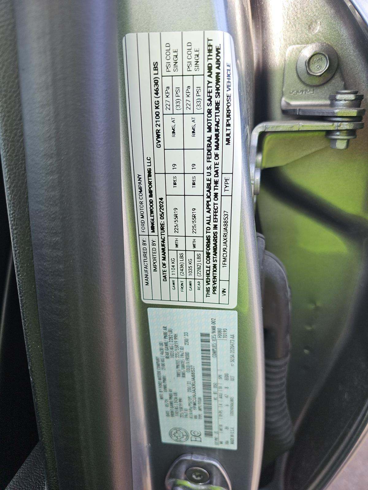 2024 Ford Escape Platinum AWD