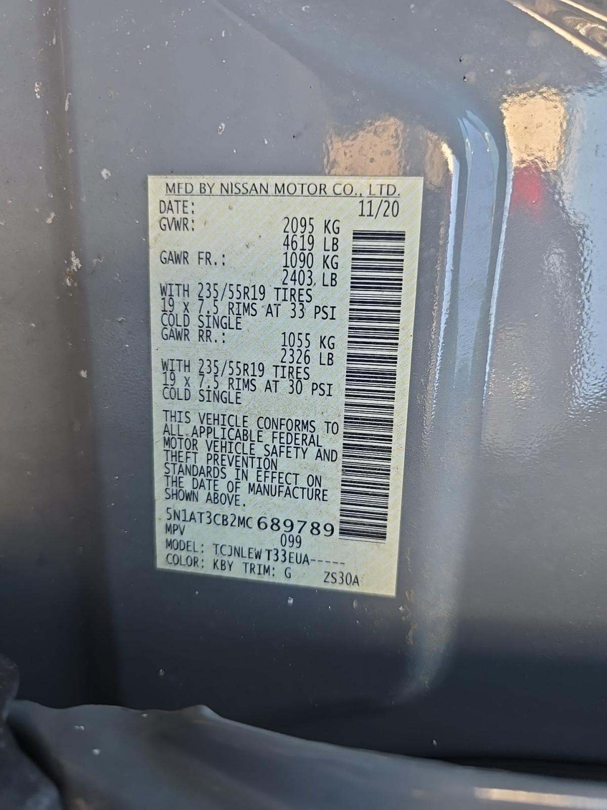 2021 Nissan Rogue SL AWD