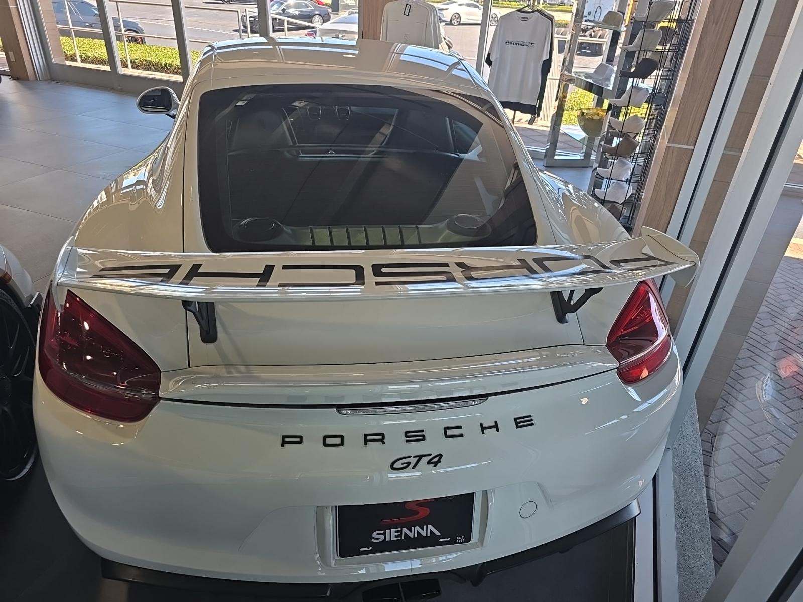 2016 Porsche Cayman GT4 RWD