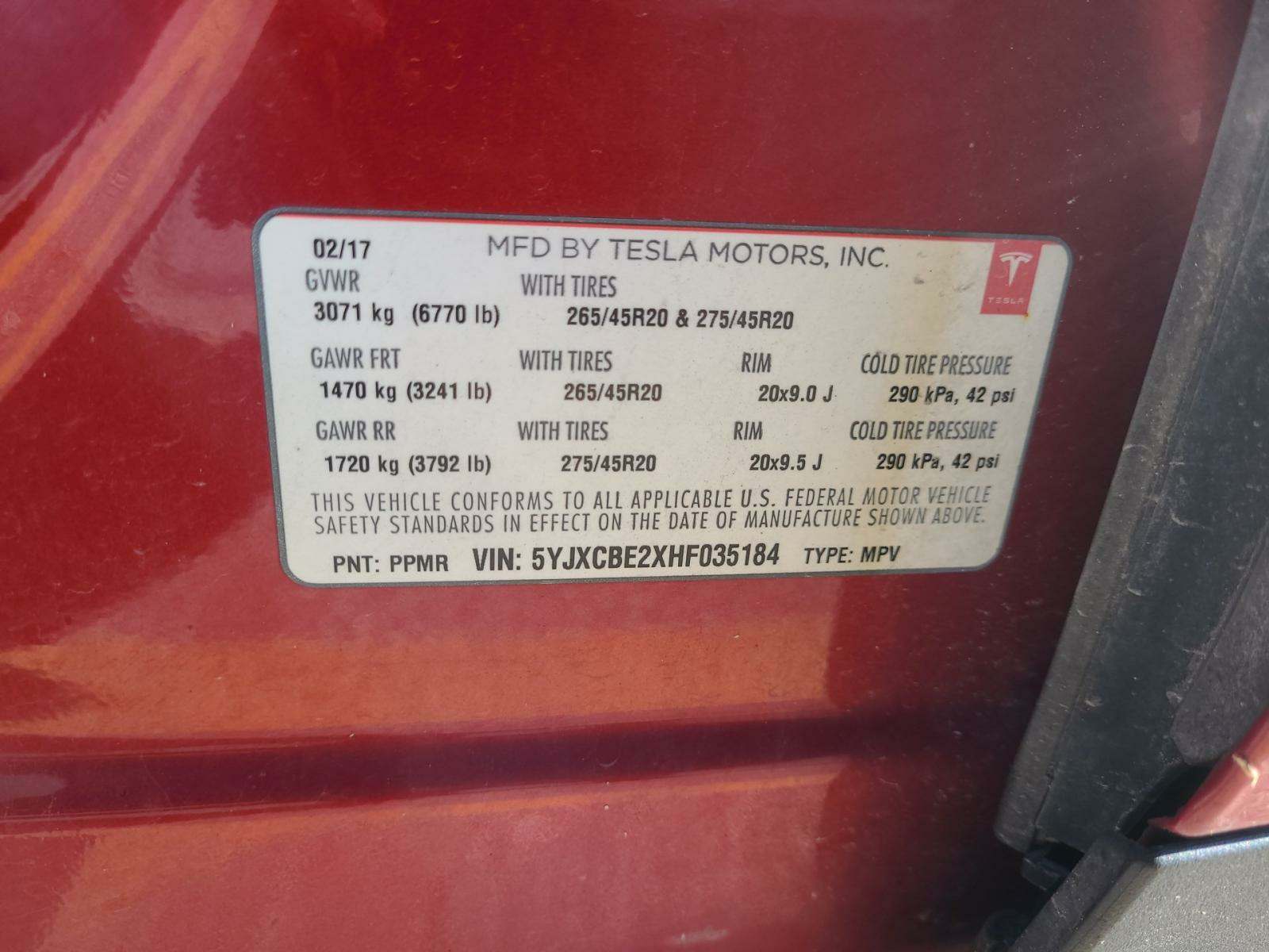 2017 Tesla Model X 90D AWD