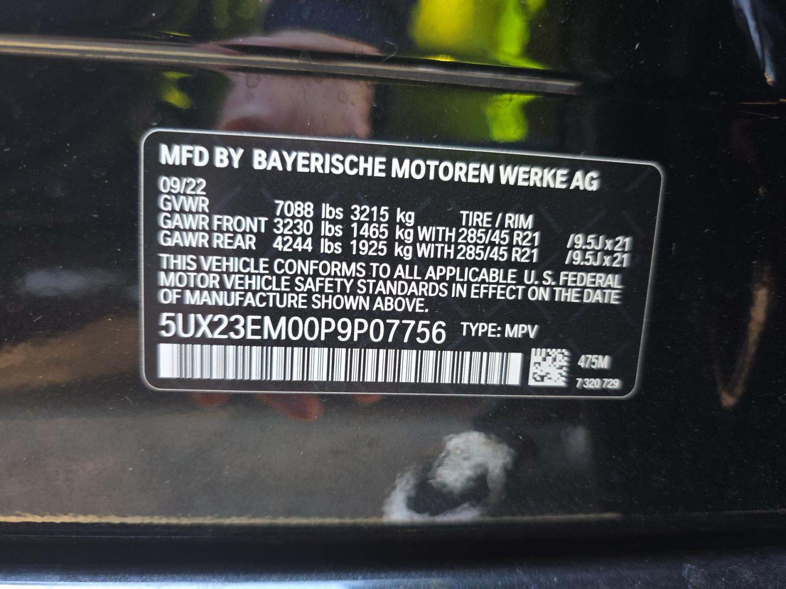 2023 BMW X7 xDrive40i AWD