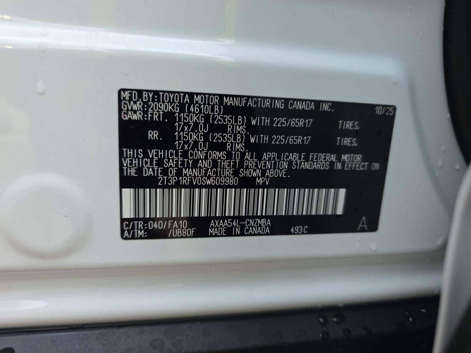 2025 Toyota RAV4 XLE AWD