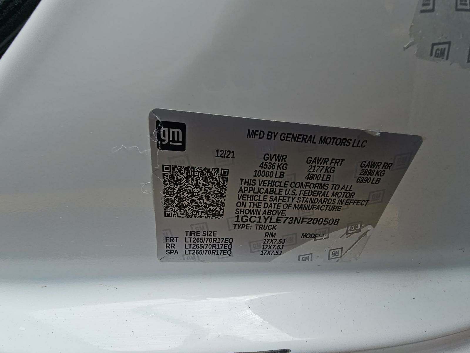 2022 Chevrolet Silverado 2500HD Work Truck AWD