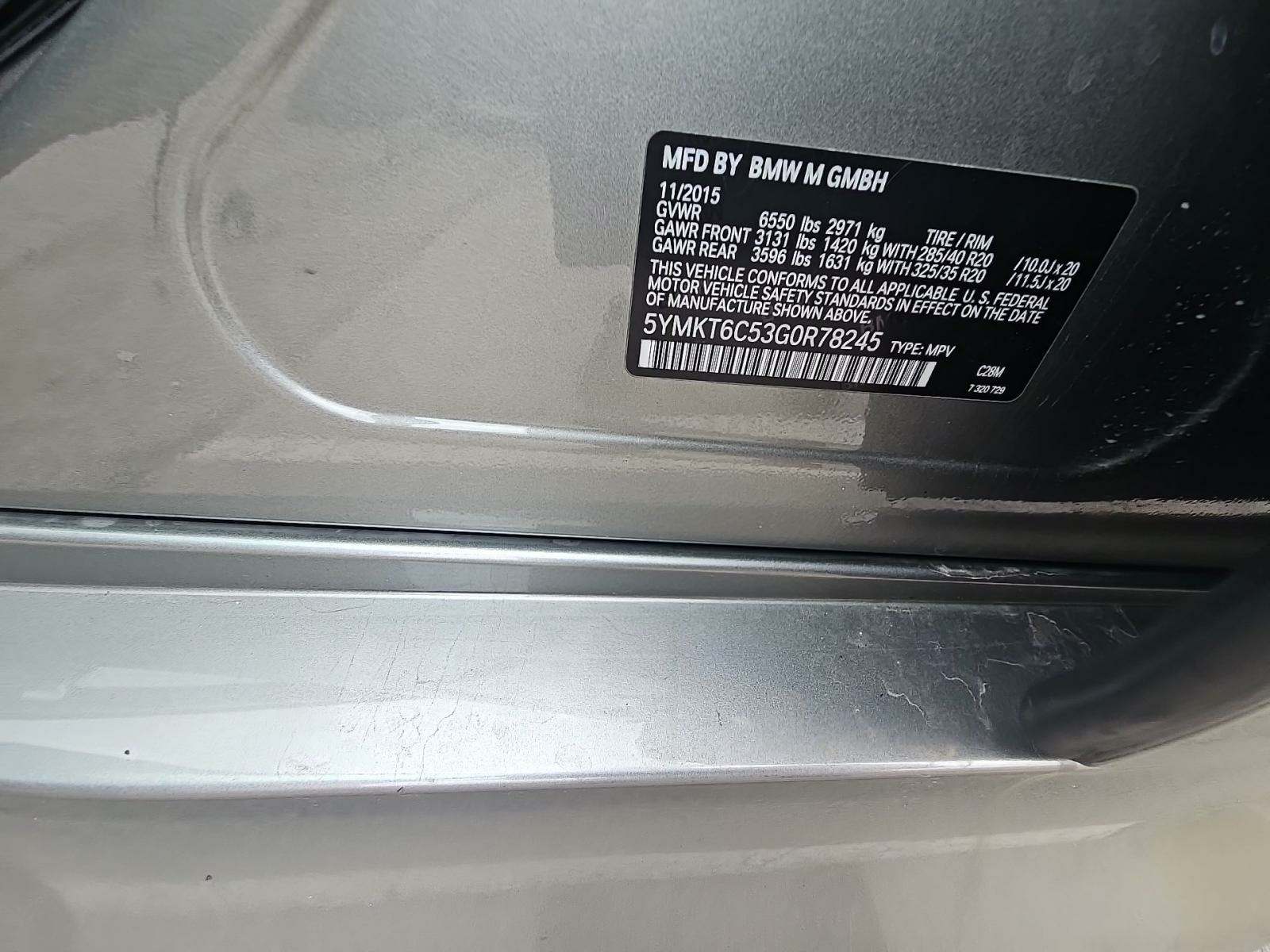 2016 BMW X5 M Base AWD