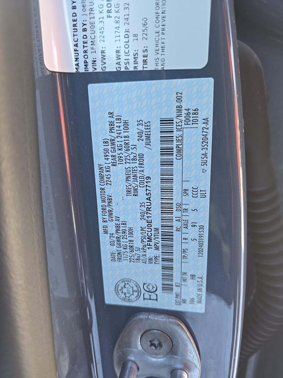 2024 Ford Escape Active SUV FWD