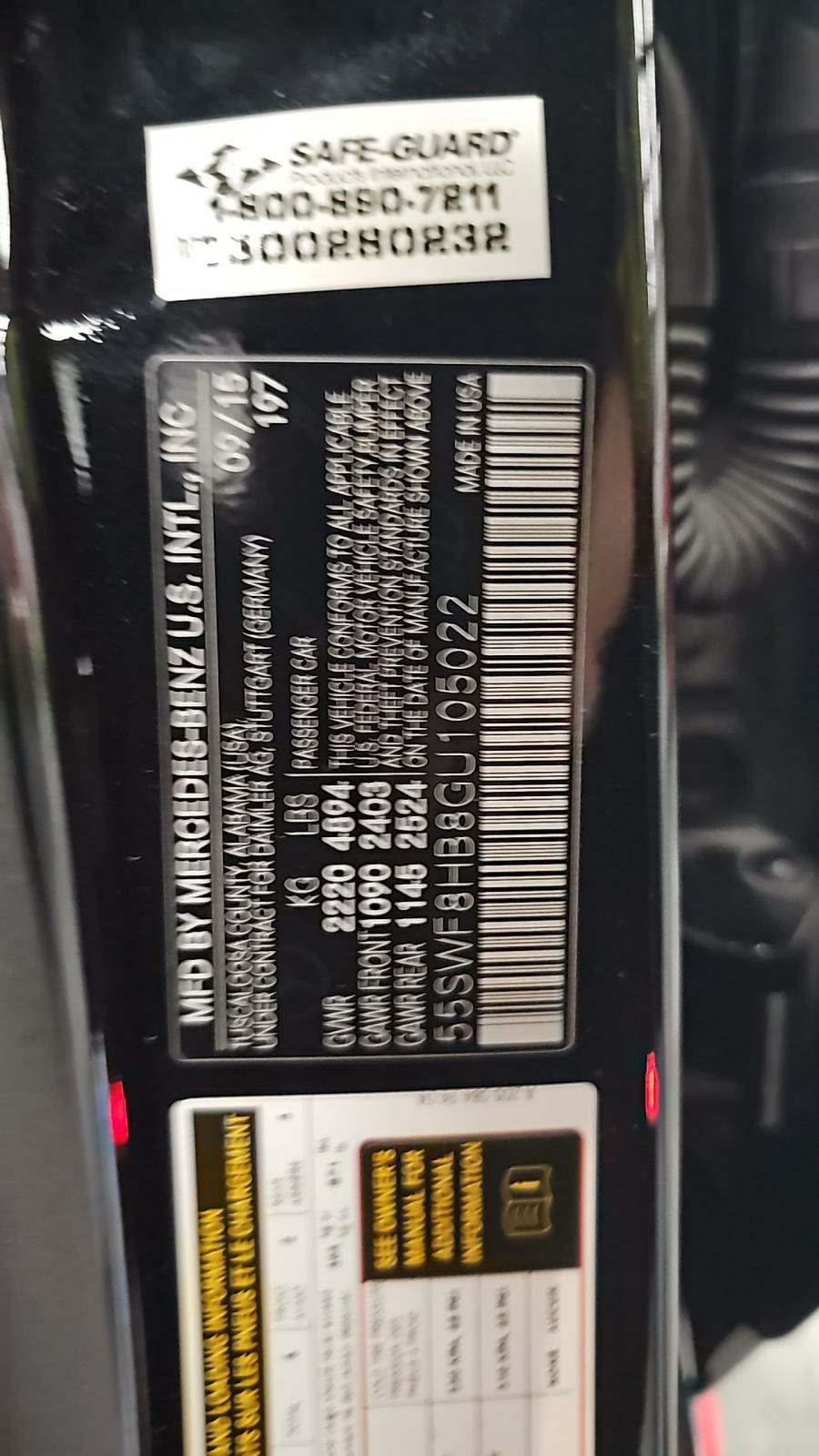 2016 Mercedes-Benz C-Class AMG C 63 S RWD