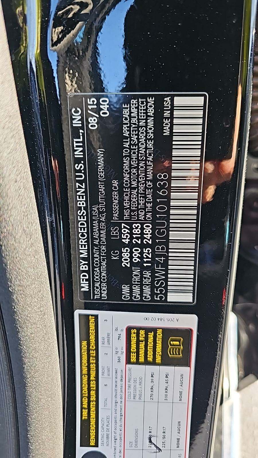 2016 Mercedes-Benz C-Class C 300 RWD