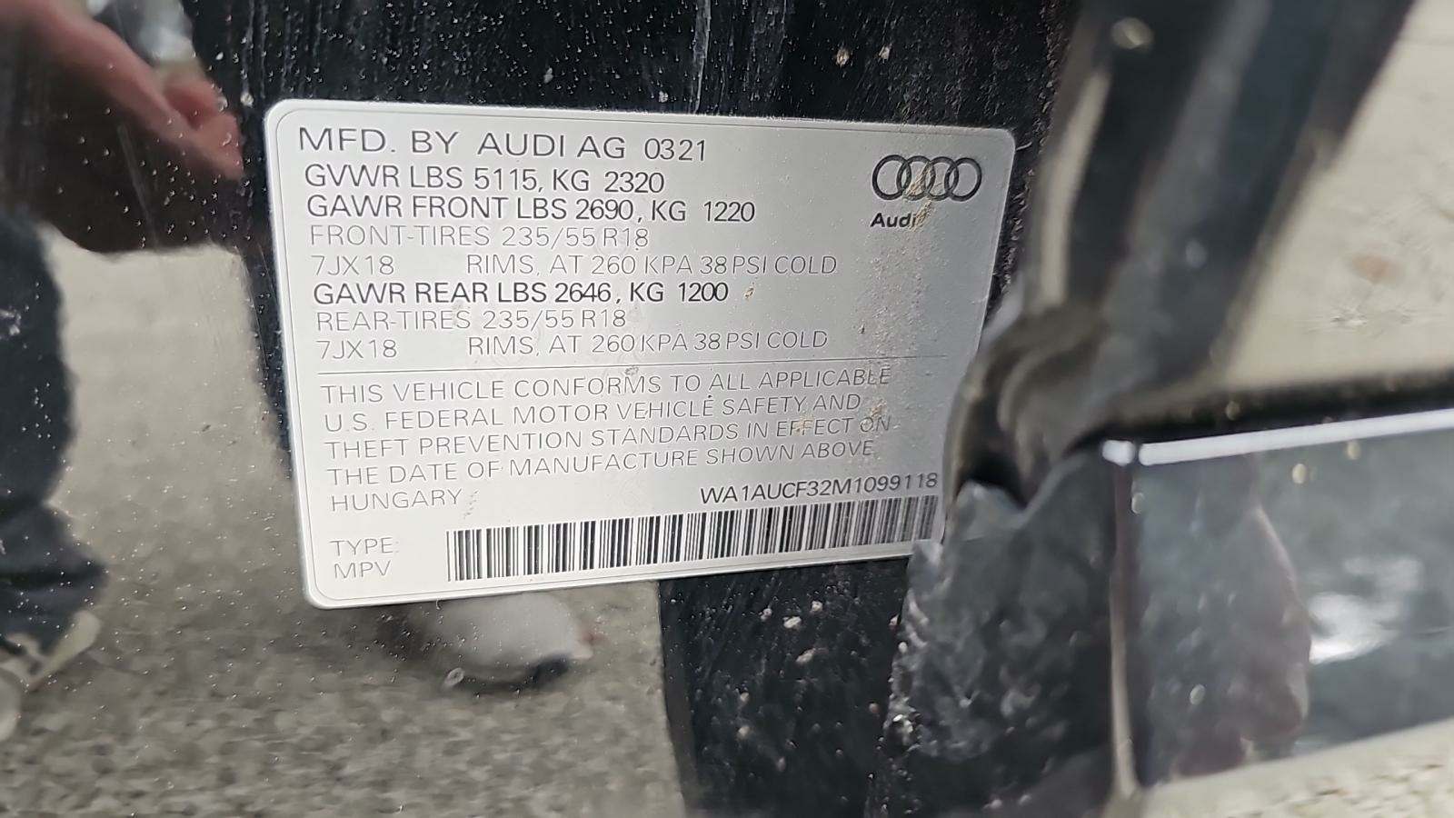 2021 Audi Q3 Premium AWD