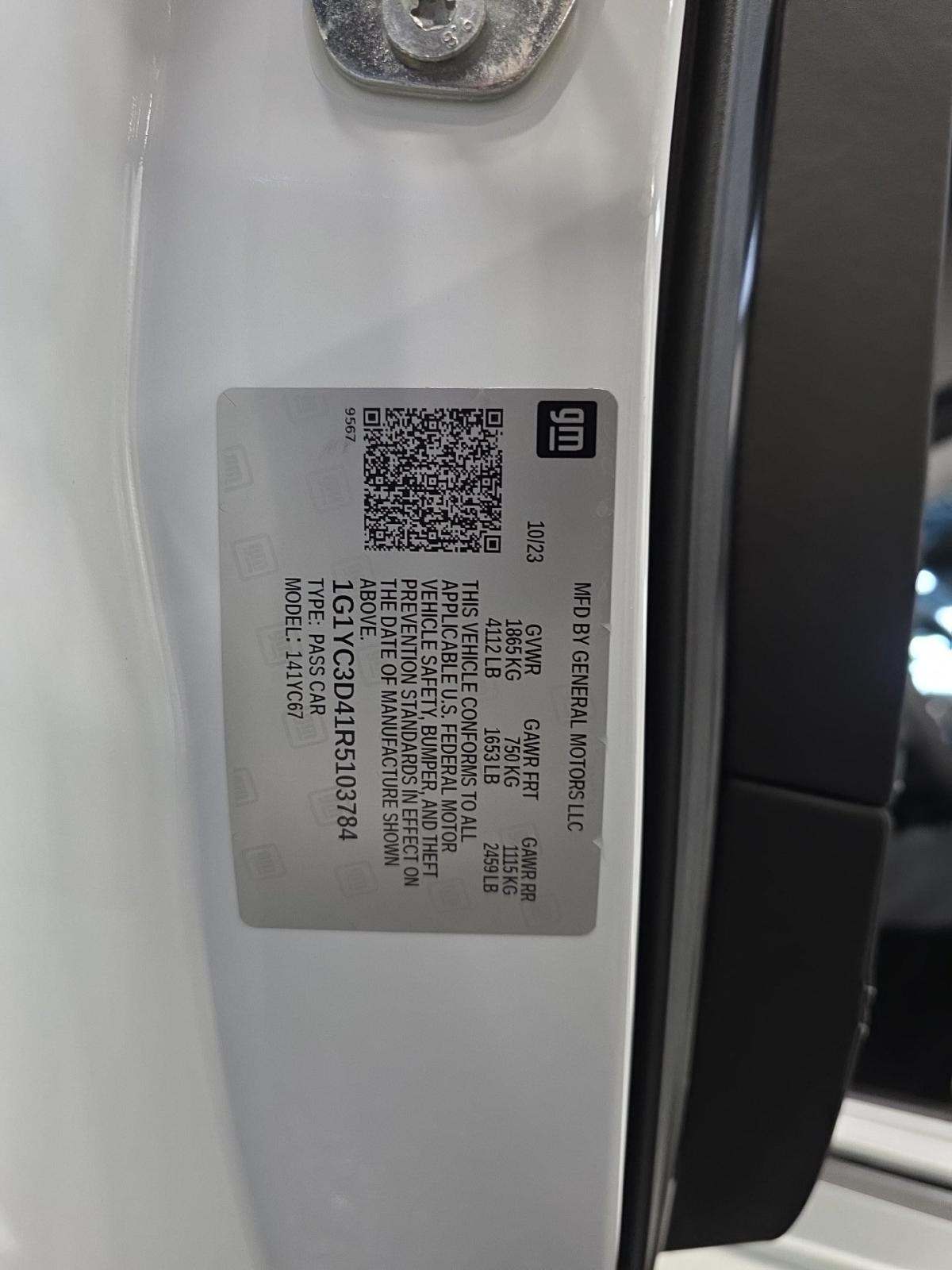 2024 Chevrolet Corvette Stingray RWD