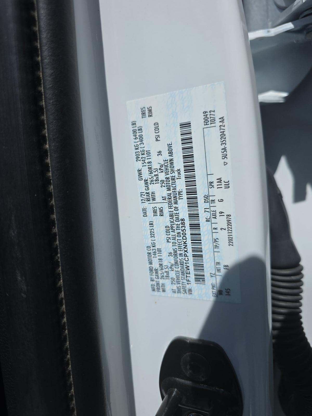 2022 Ford F-150 XLT RWD