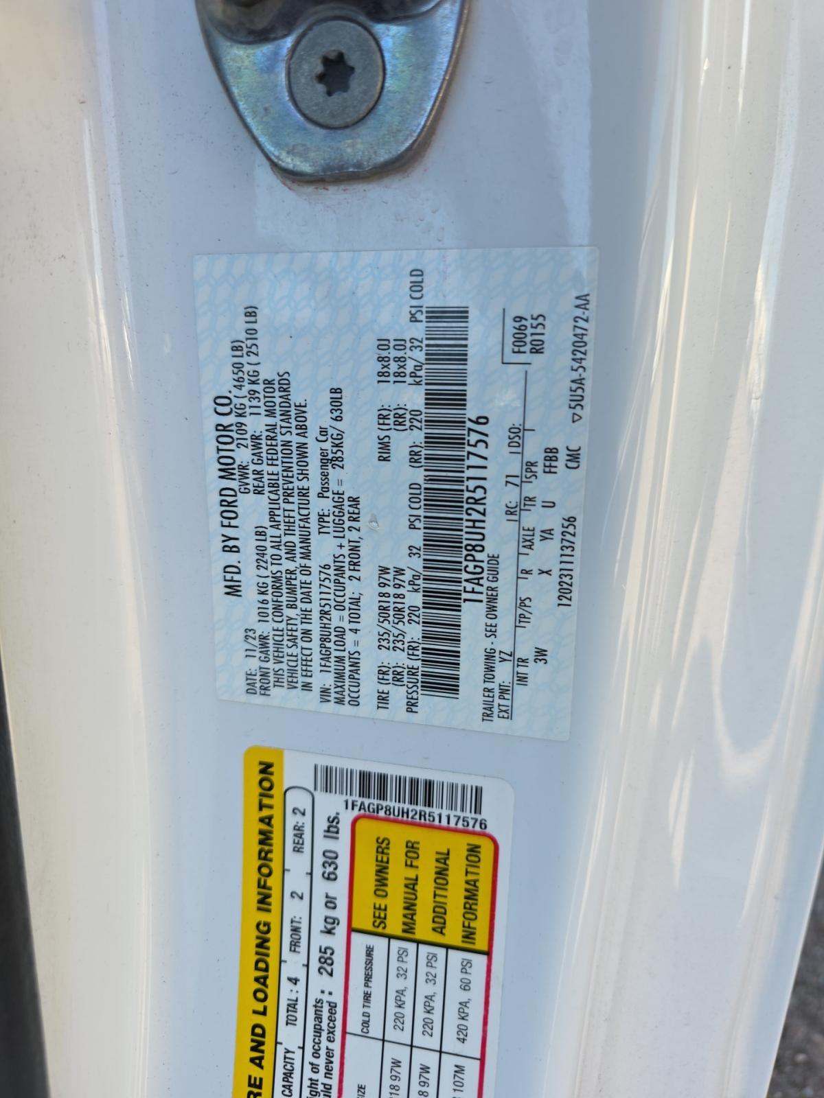 2024 Ford Mustang EcoBoost Premium RWD