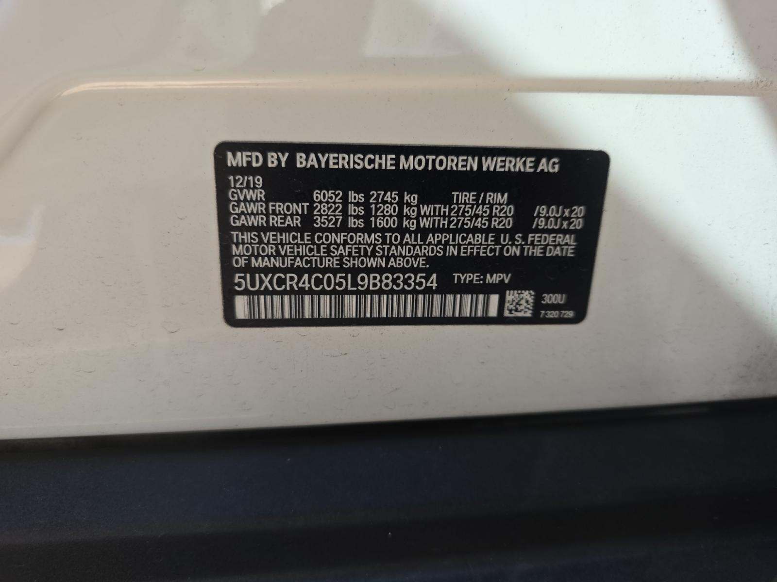 2020 BMW X5 sDrive40i RWD