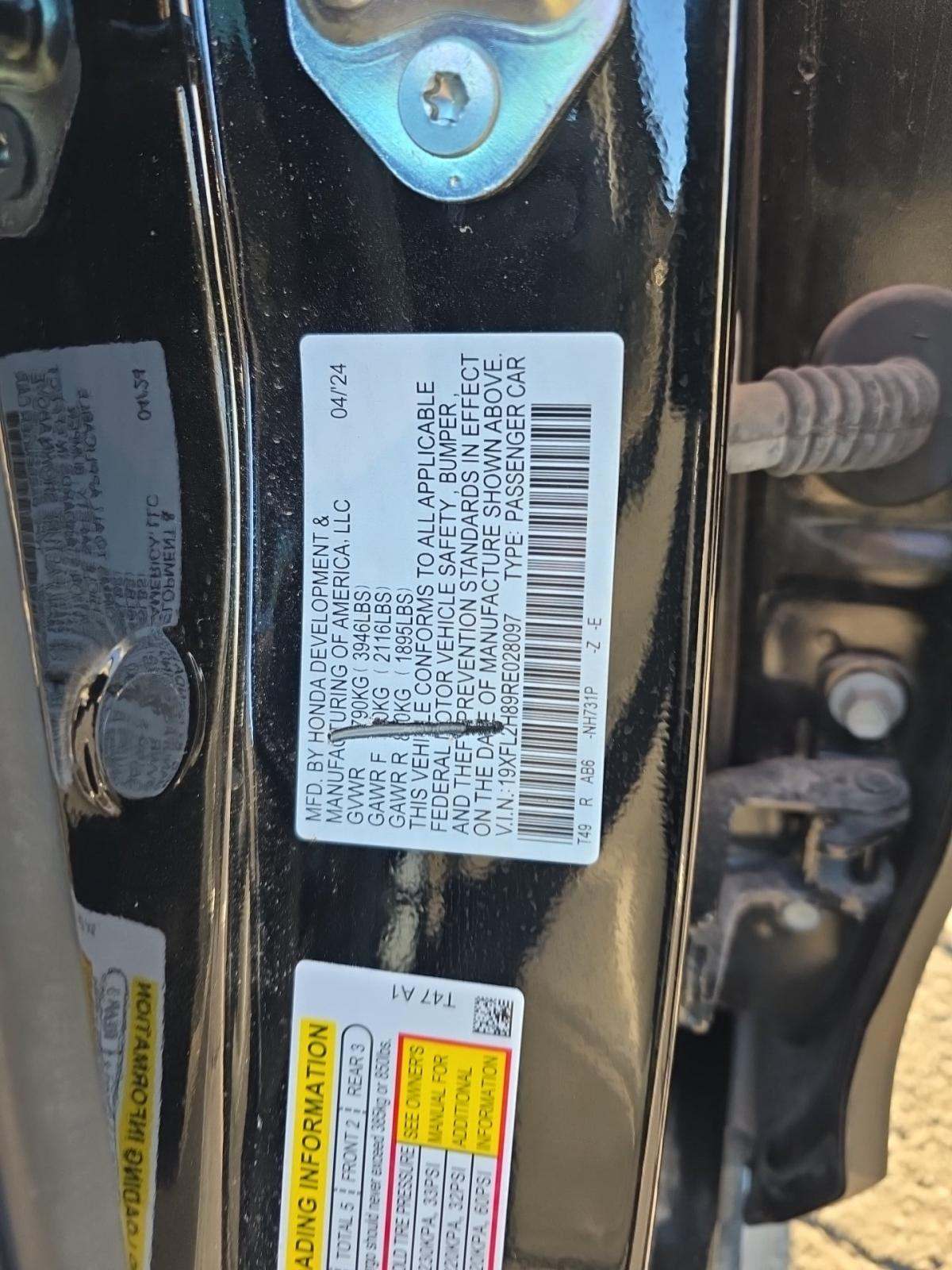 2024 Honda Civic Sport FWD