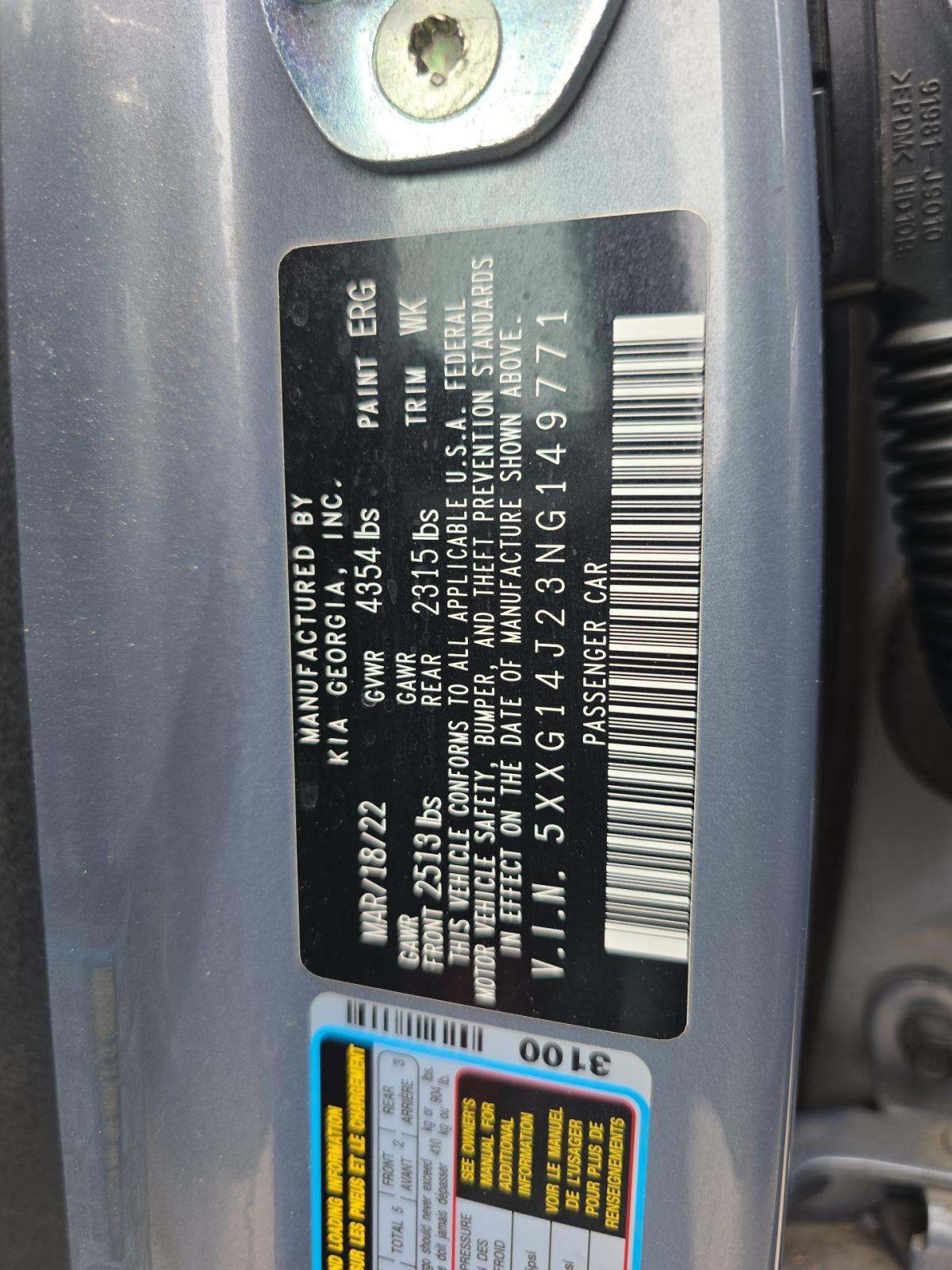 2022 Kia K5 LXS FWD