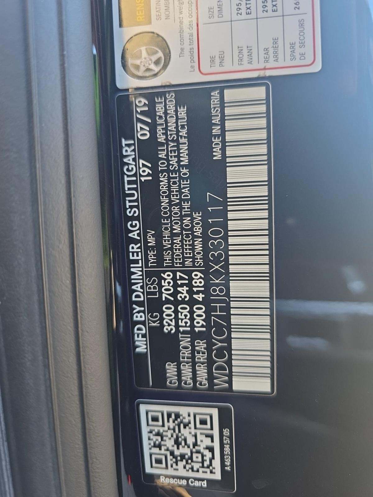 2019 Mercedes-Benz G-Class AMG G 63 AWD
