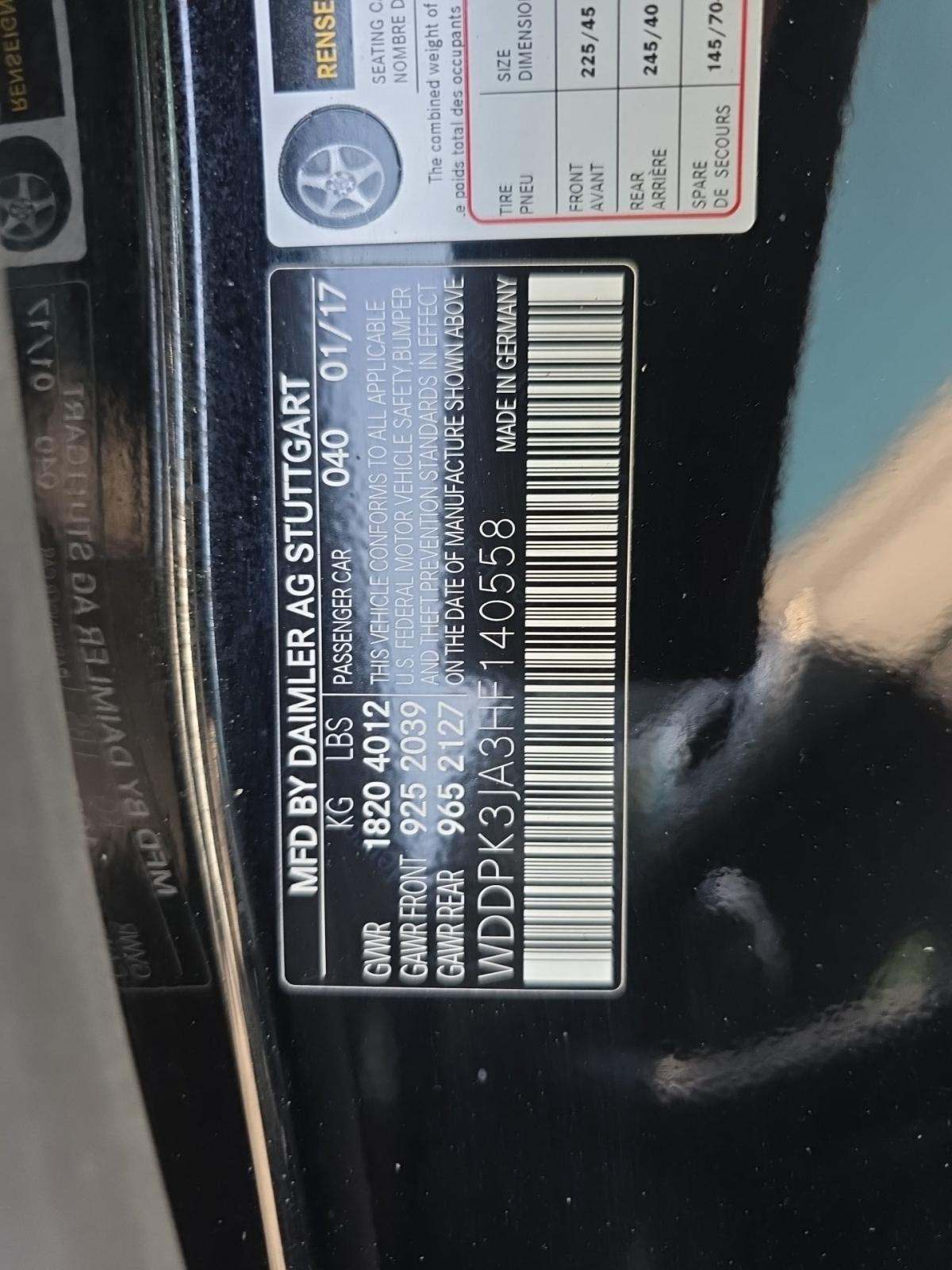 2017 Mercedes-Benz SLC SLC 300 RWD