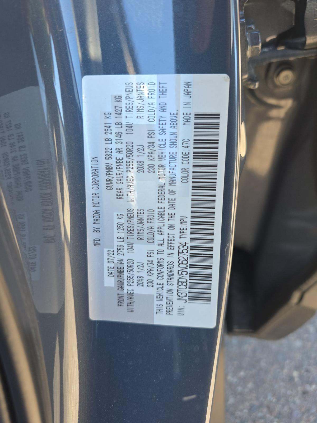 2022 MAZDA CX-9 Carbon Edition AWD